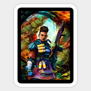 Colorful Soldier Sticker